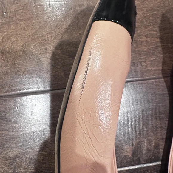 Chanel Women's Pink and Black Flats - Picture 10 of 11